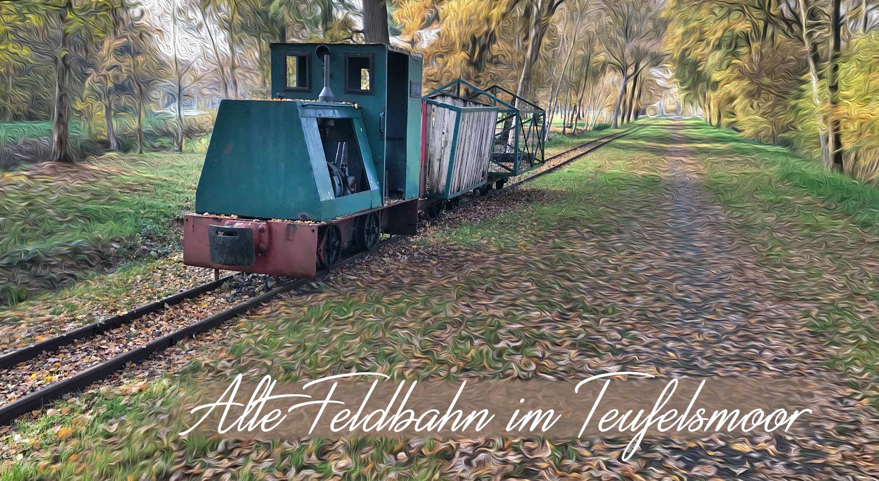 Historische Feldbahn im Teufelsoor