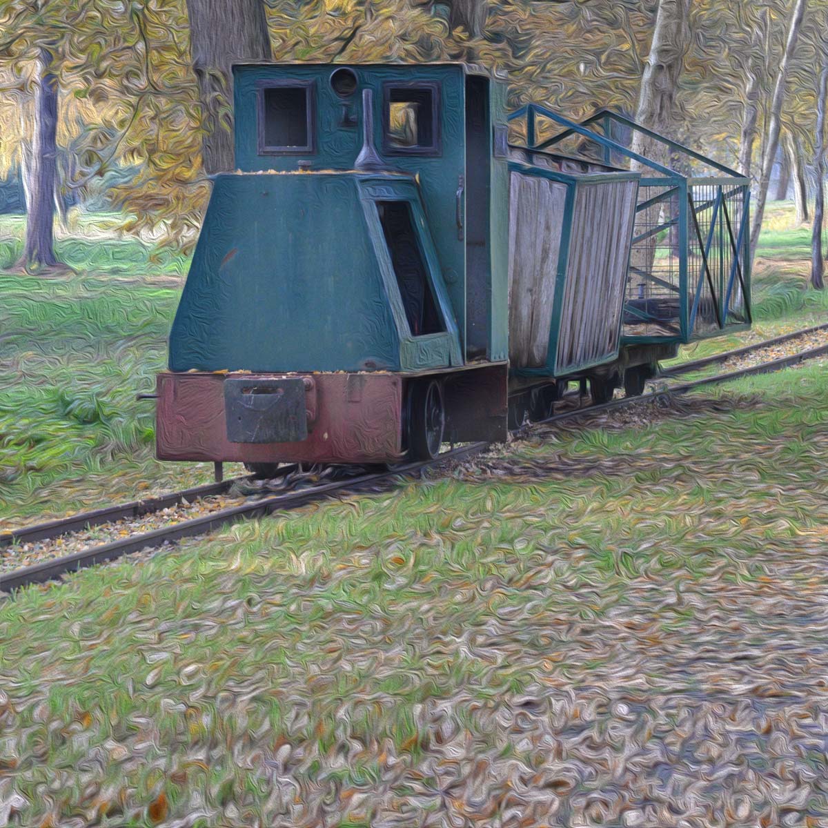 Historische Feldbahn im Teufelsoor