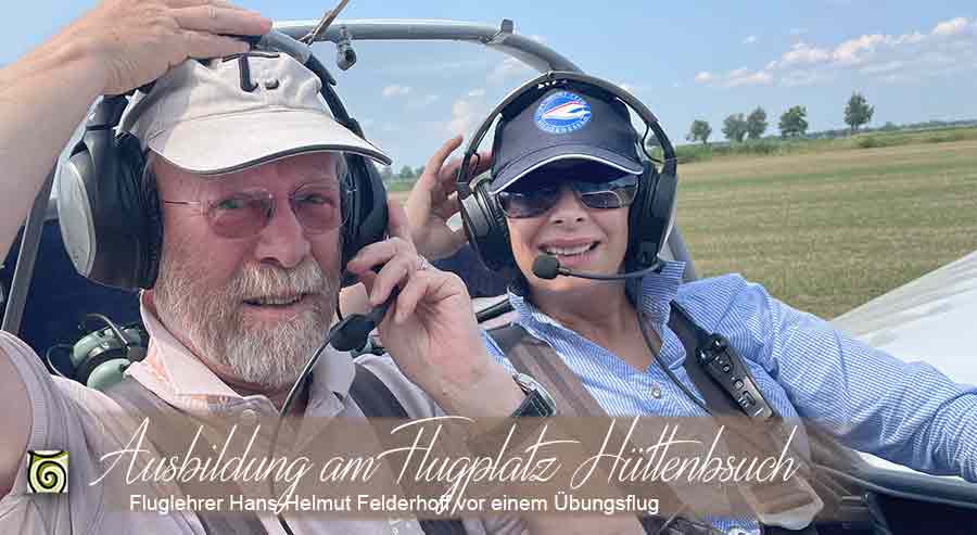 Fluglehrer Hans-Helmut Felderhoff