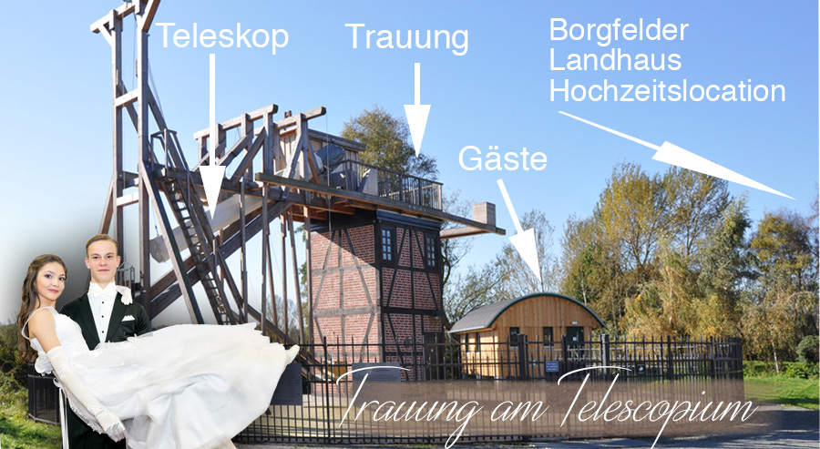 Hochzeitslocation Telescopium