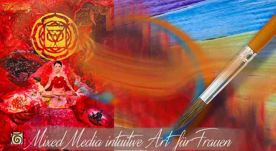 Mixed Media Intuitve Art Workshops f&uuml;r Frauen